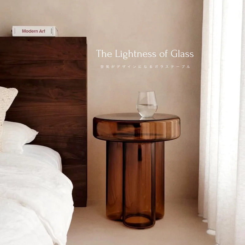 The Lightness of Glass - 空気がデザインになるガラステーブル