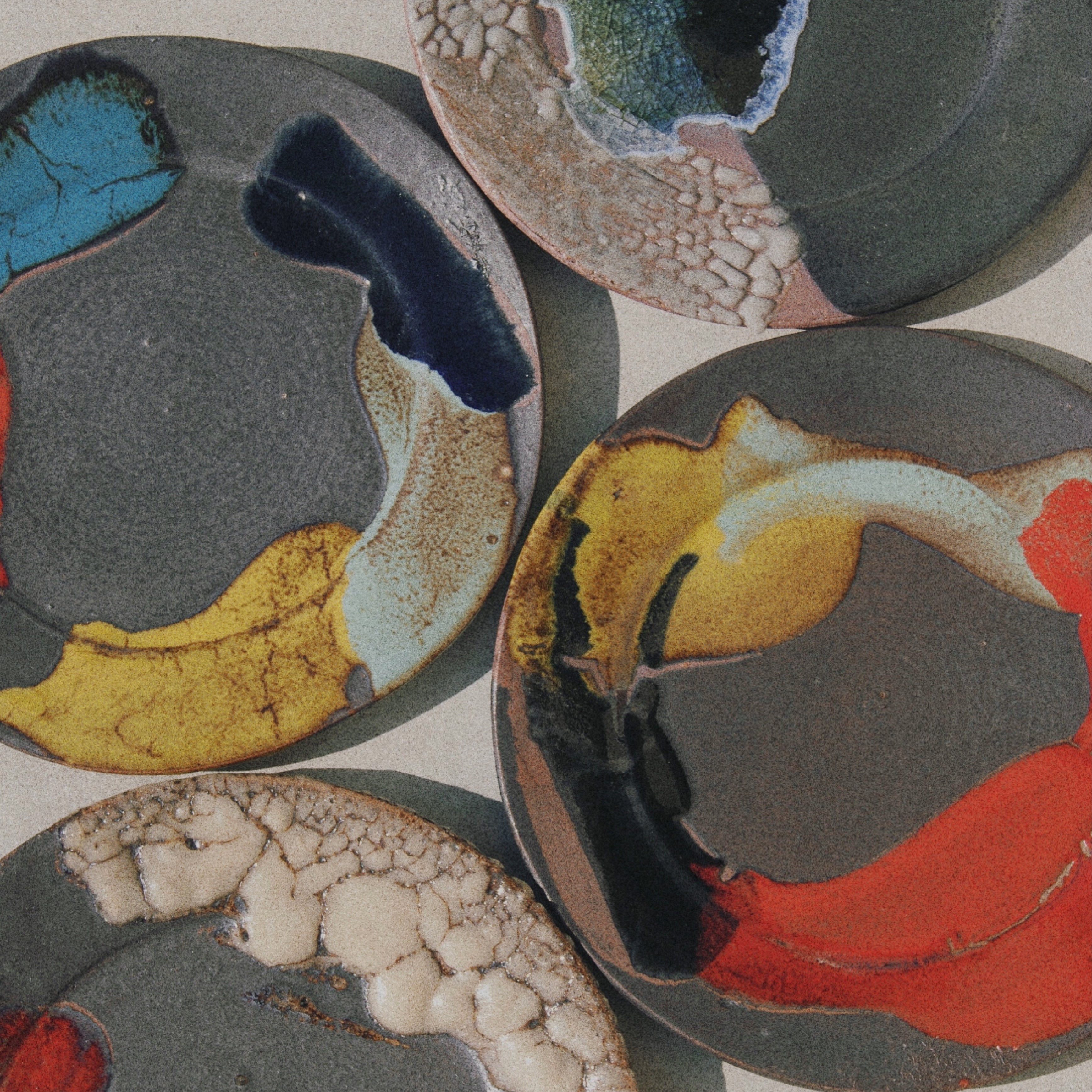 小物入れ TANBUNGAMA - White Plate Collection 1点物】TANBUNGAMA 丹波焼 丹文窯 皿 器 耐熱皿 食洗機対応 作家コラボ