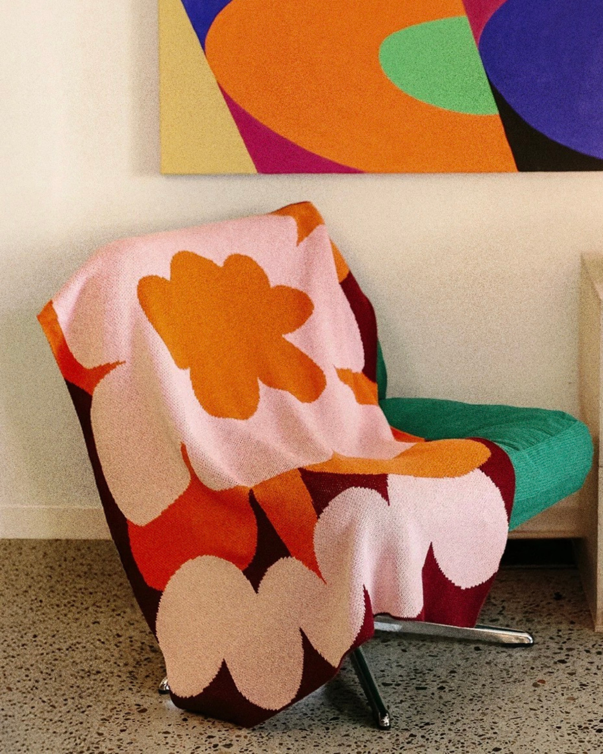 Mini Blanket — Petal Pop