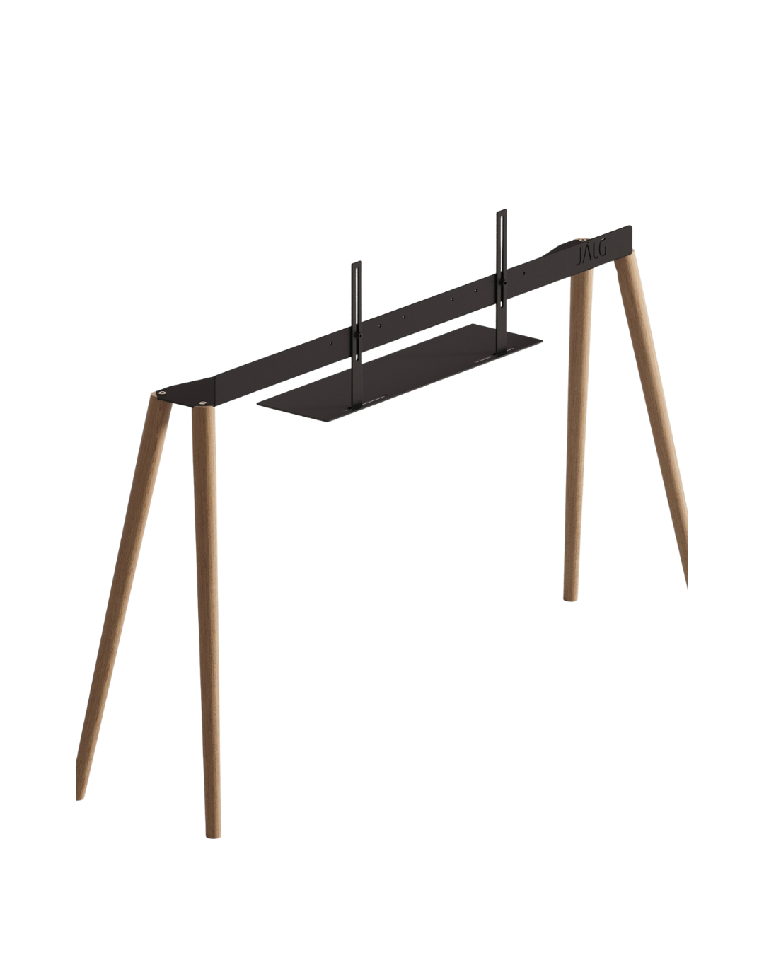 JALG TV STAND/SHELVING PLATE - BLACK METAL