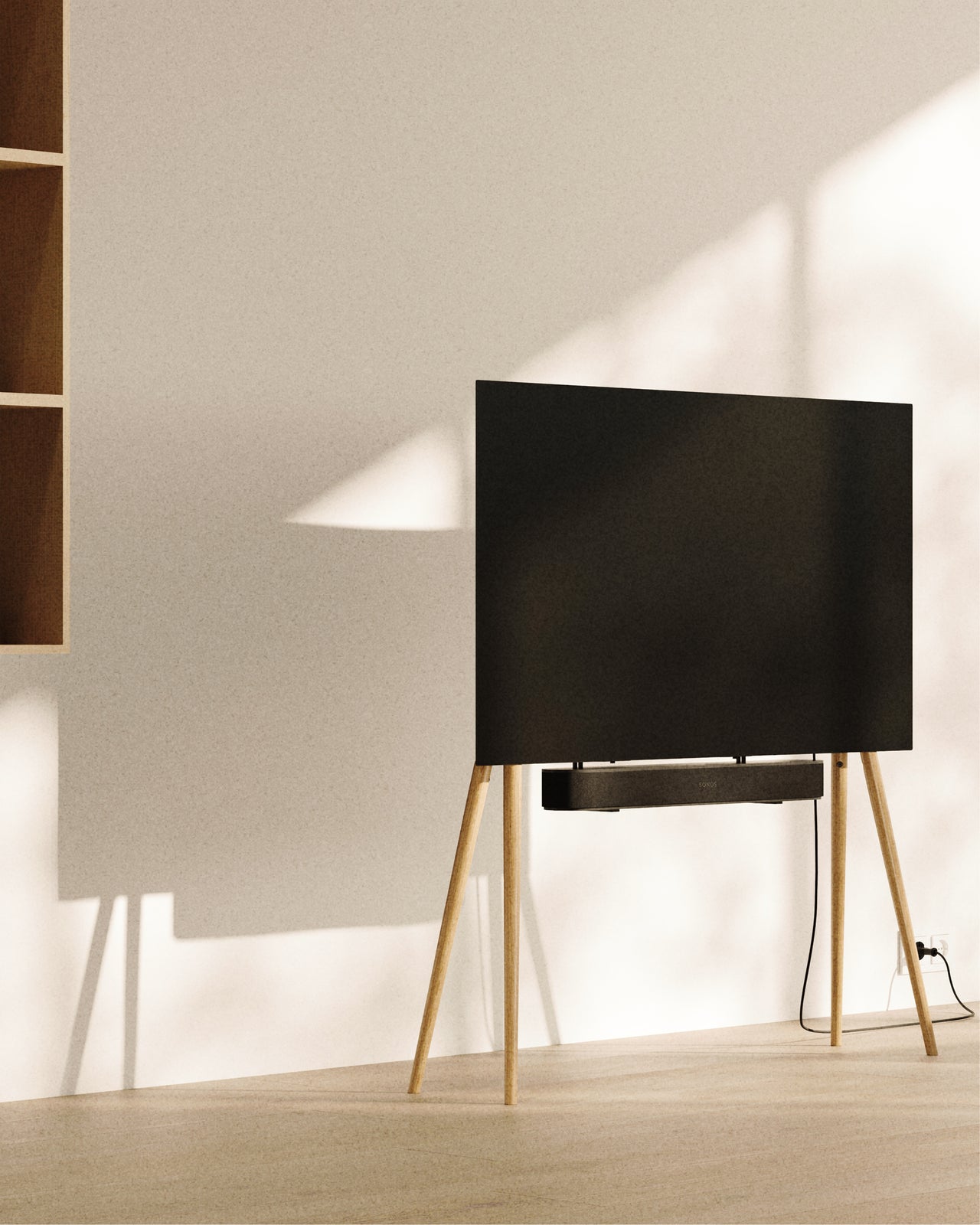 JALG TV STAND/XL - OAK NATURAL OIL WAX