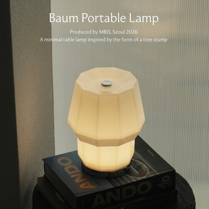 Baum Portable Lamp が灯す、自由な暮らし