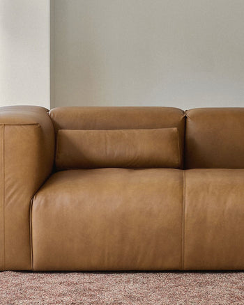 Plume Cushion - Leather 2