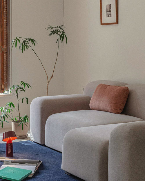 Pebble Cushion - Fabric / Velvety 20