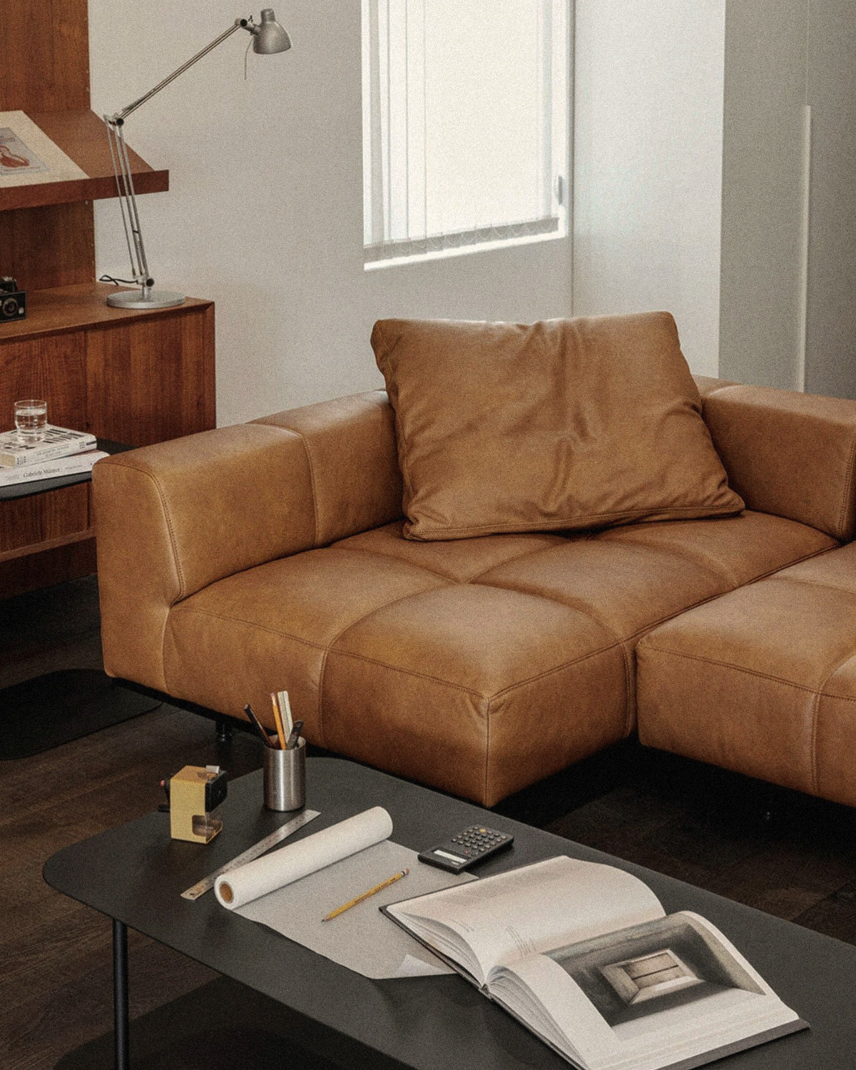 Tartan Sofa - Leather 4