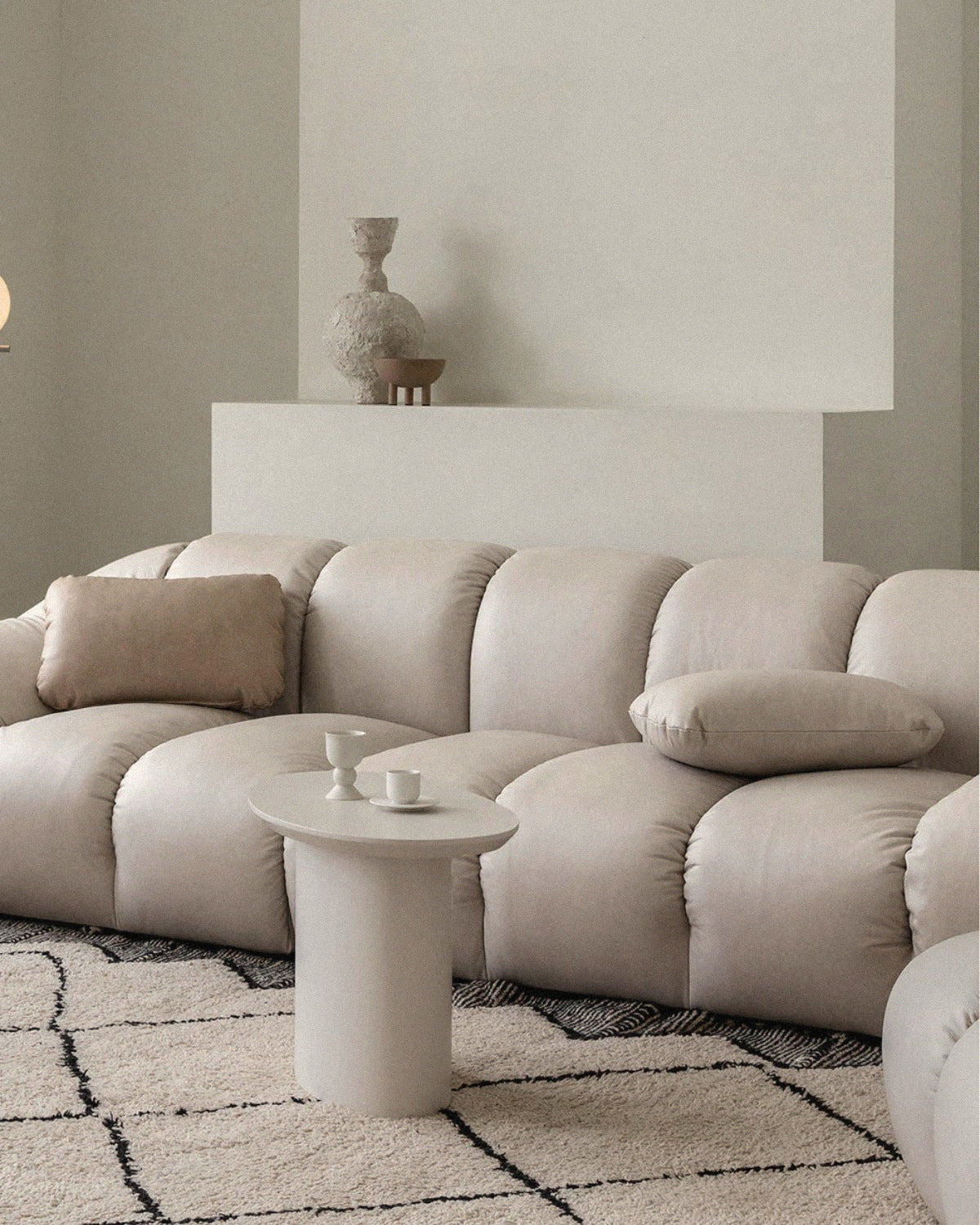 Pebble Cushion - Leather 9