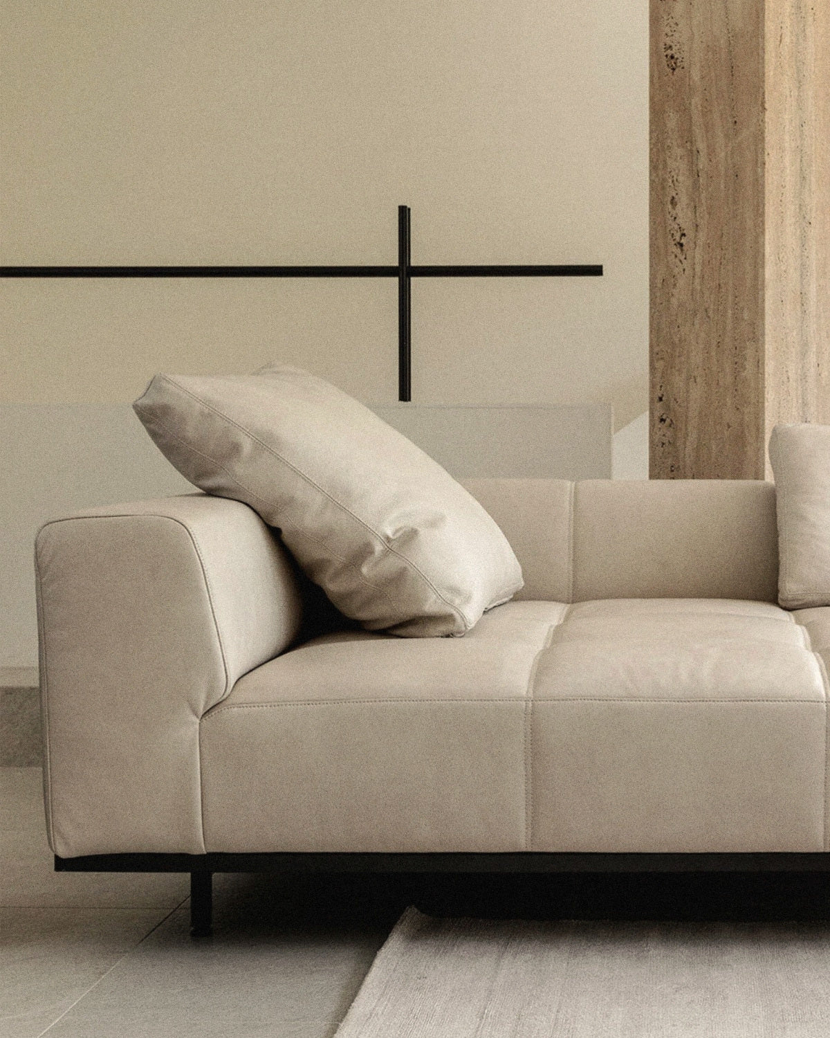 Tartan Sofa - Leather 10