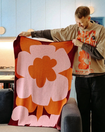 Mini Blanket — Petal Pop