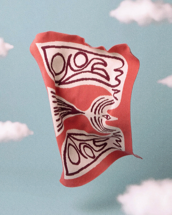 Mini Blanket — Squiggle Bird