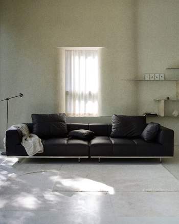 Tartan Sofa - combi Leather