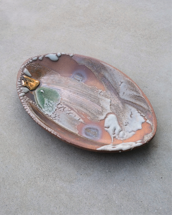 TANBUNGAMA - Pink Rim Plate