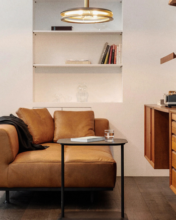 Tartan Sofa - combi Leather
