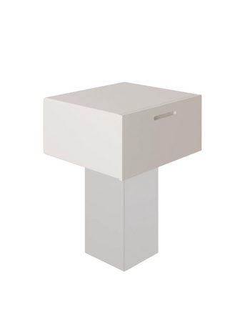 Square Mirror Side Table