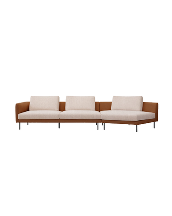 Linear Sofa - Mix - Combi Leather
