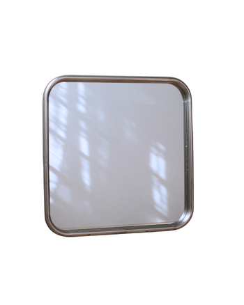 Silver Square Mirror