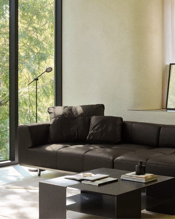 Tartan Sofa - combi Leather