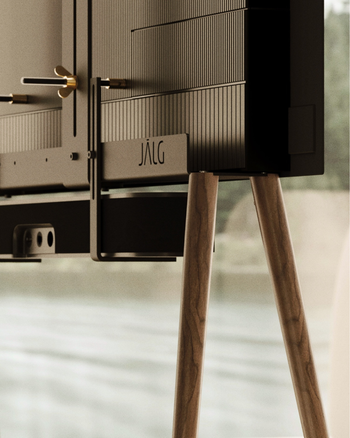 JALG TV STAND／REGULAR - WALNUT NATURAL OIL WAX