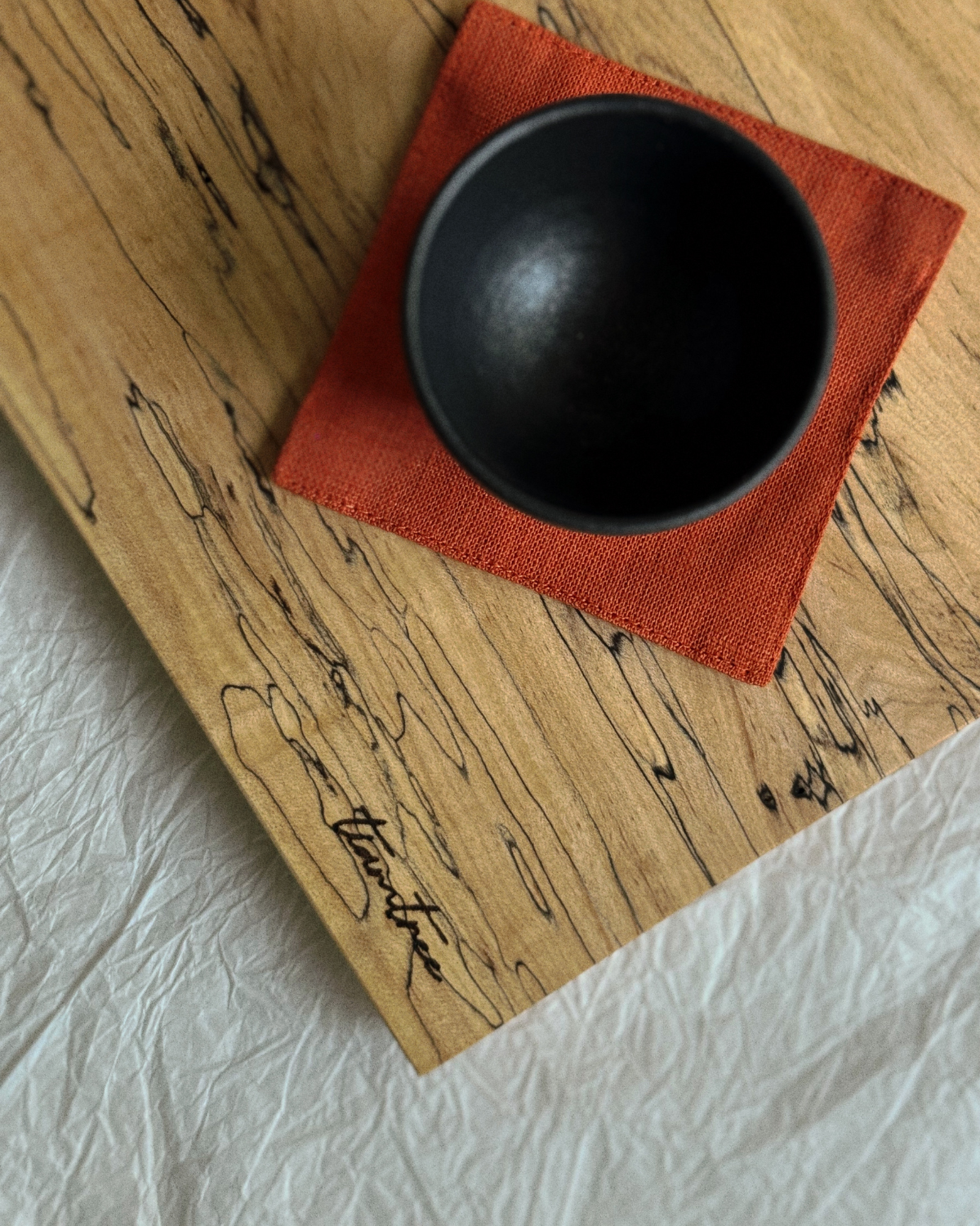 Spalted Square Plate