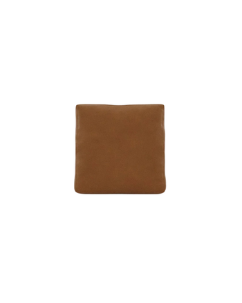 Tartan Cushion - Leather