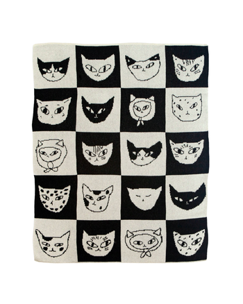 Mini Blanket — Cat Bingo