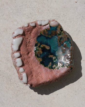 TANBUNGAMA - Pink Rim Plate