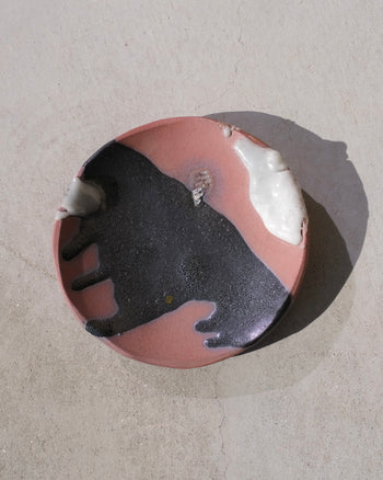 TANBUNGAMA - Pink Rim Plate