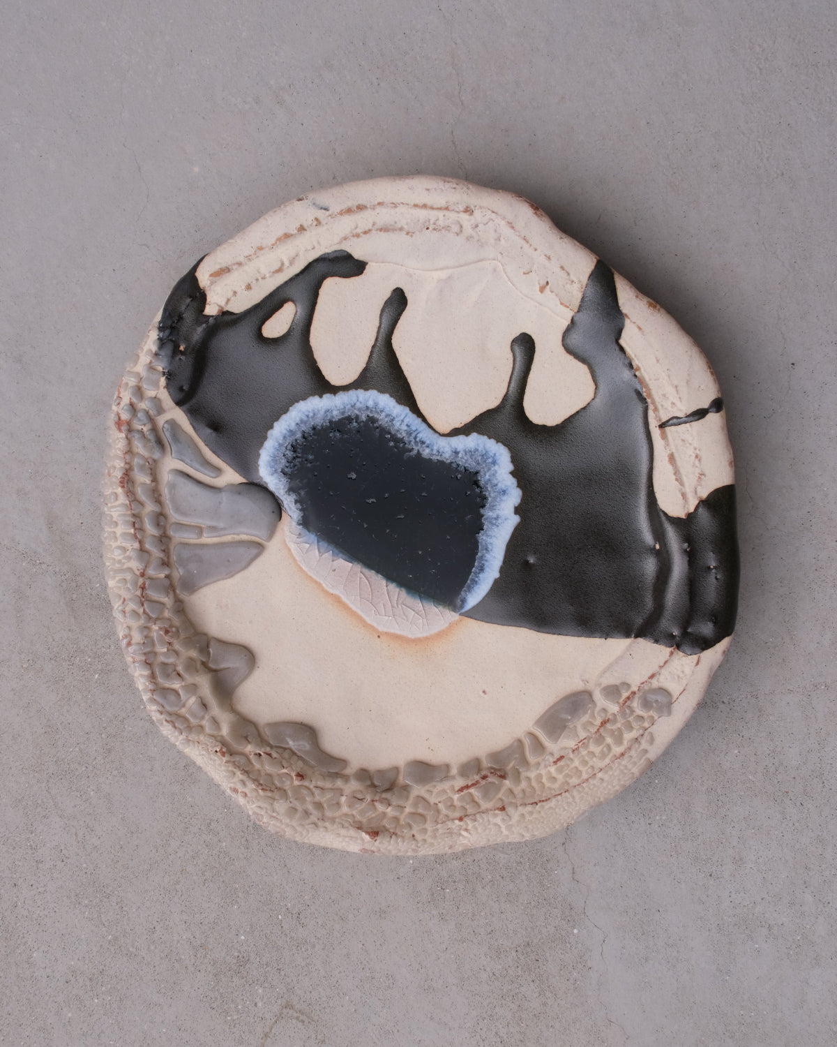 小物入れ TANBUNGAMA - White Plate Collection 1点物】TANBUNGAMA 丹波焼 丹文窯 皿 器 耐熱皿 食洗機対応 作家コラボ