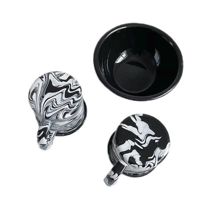 Marblemug & bowl-set