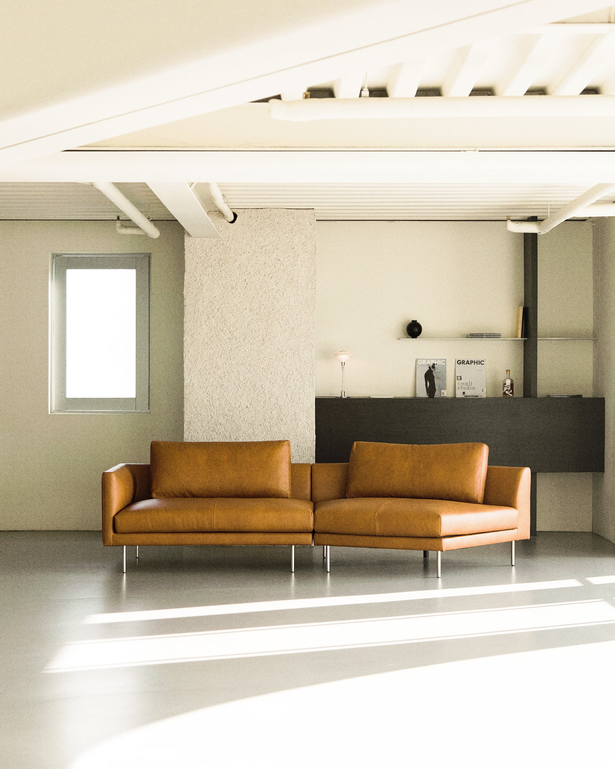 Linear Sofa Combi Leather BYHEYDEY コンビレザー ソファ | N2 interior
