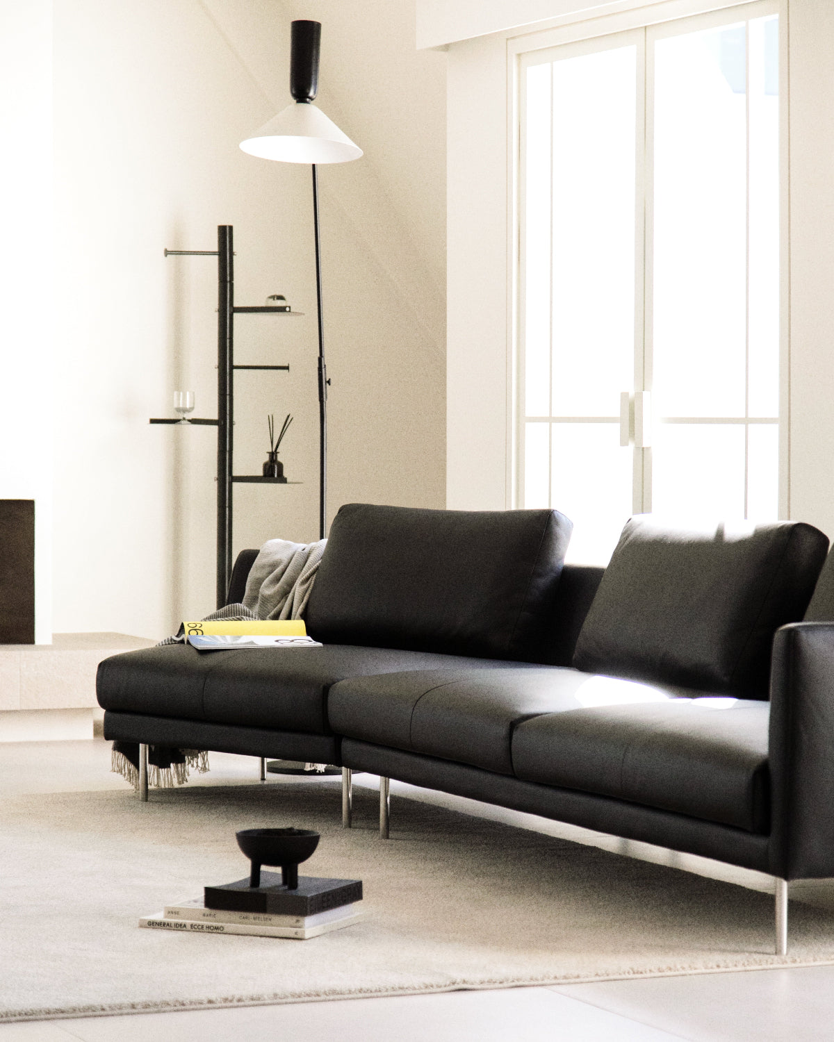 Linear Sofa Combi Leather BYHEYDEY コンビレザー ソファ | N2 interior