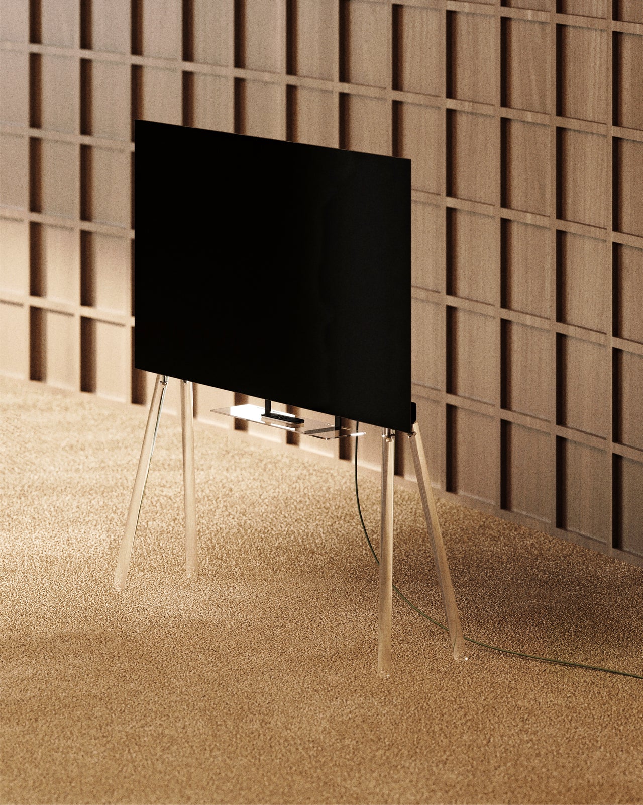 JALG TV STAND／REGULAR - ACRYLIC CLEAR