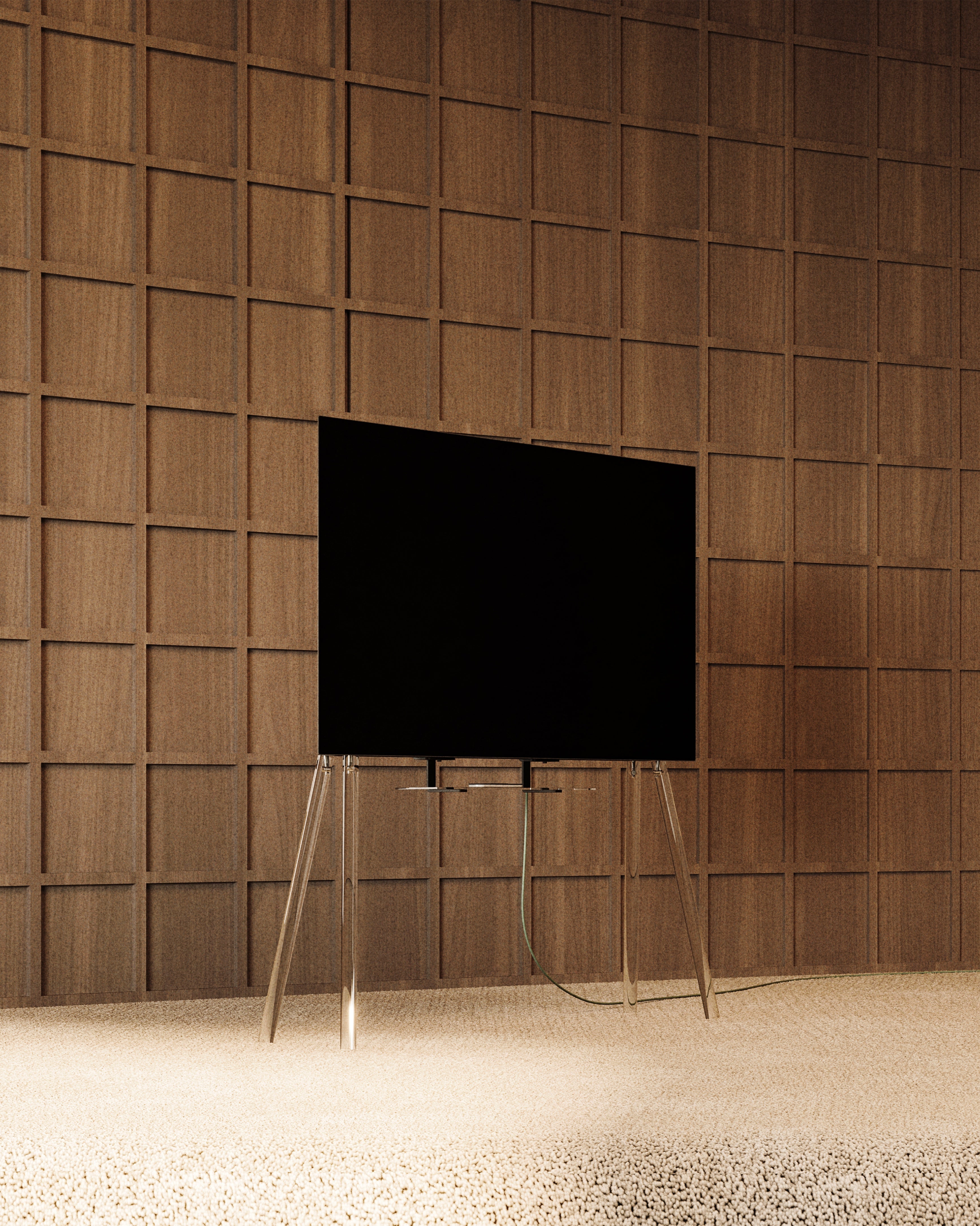 42〜52インチ用】壁掛けできないお部屋に｜美しくテレビを飾る