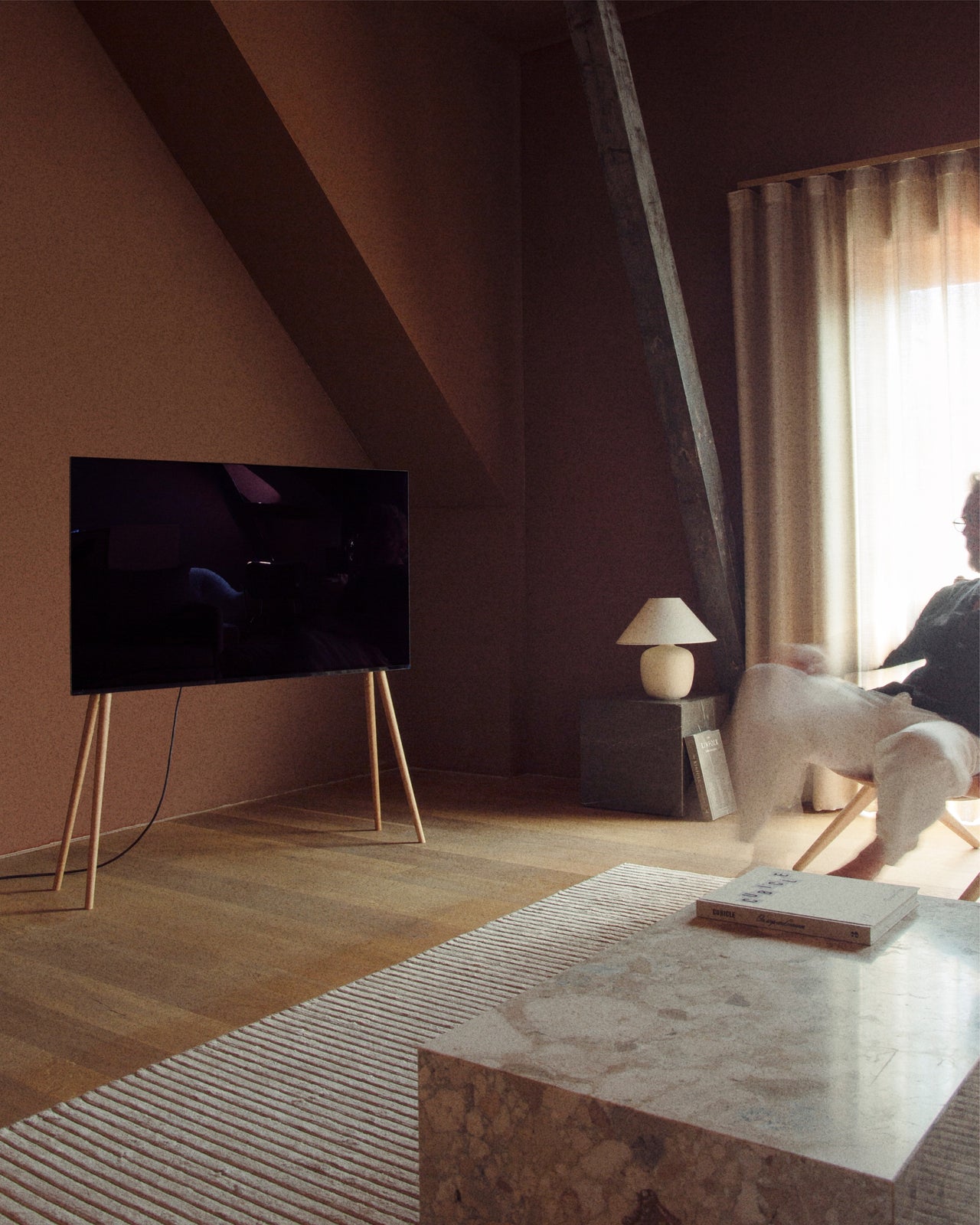 JALG TV STAND／REGULAR - OAK NATURAL OIL WAX