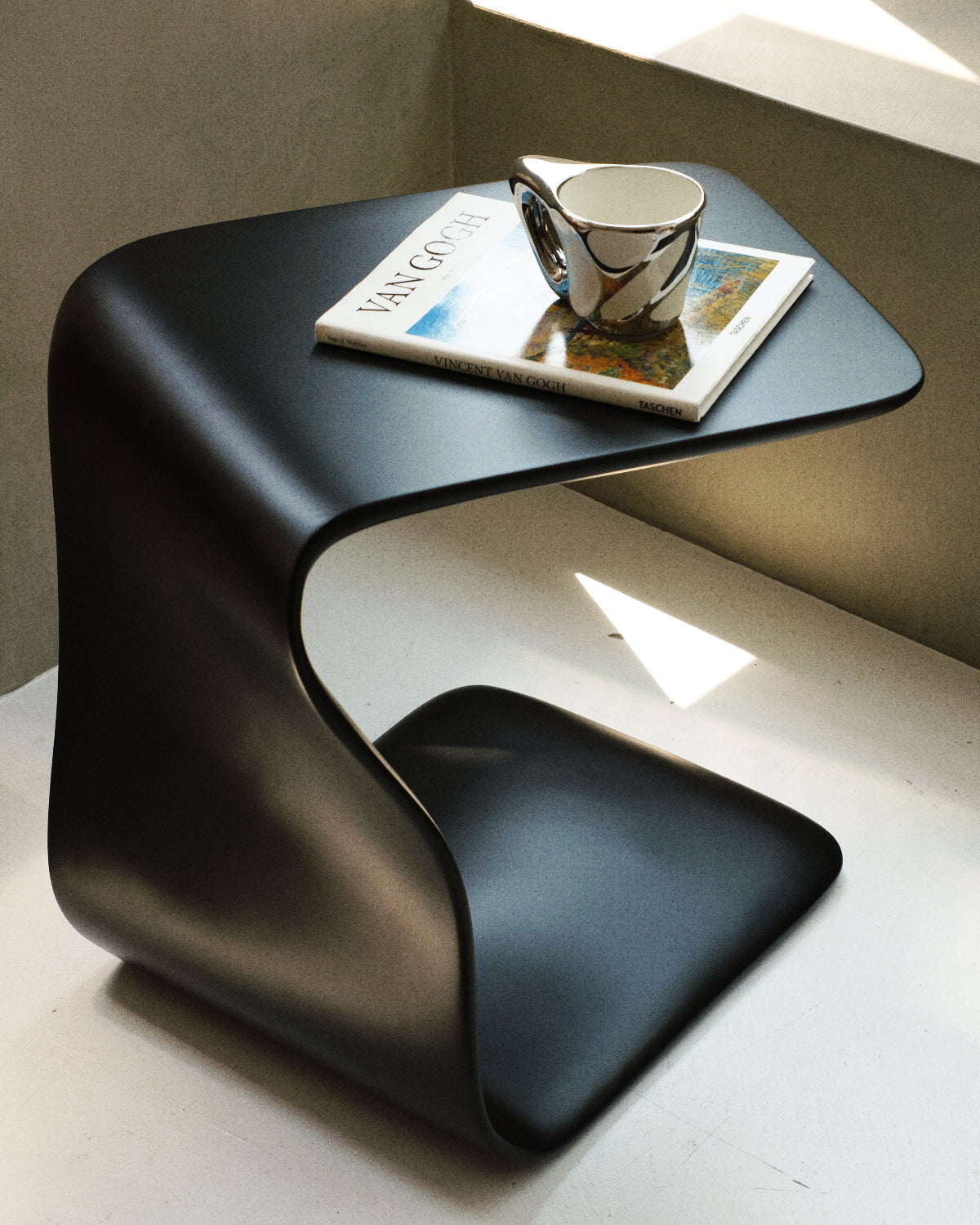 C Shaped Side Table