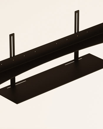 JALG TV STAND／SHELVING PLATE - BLACK METAL