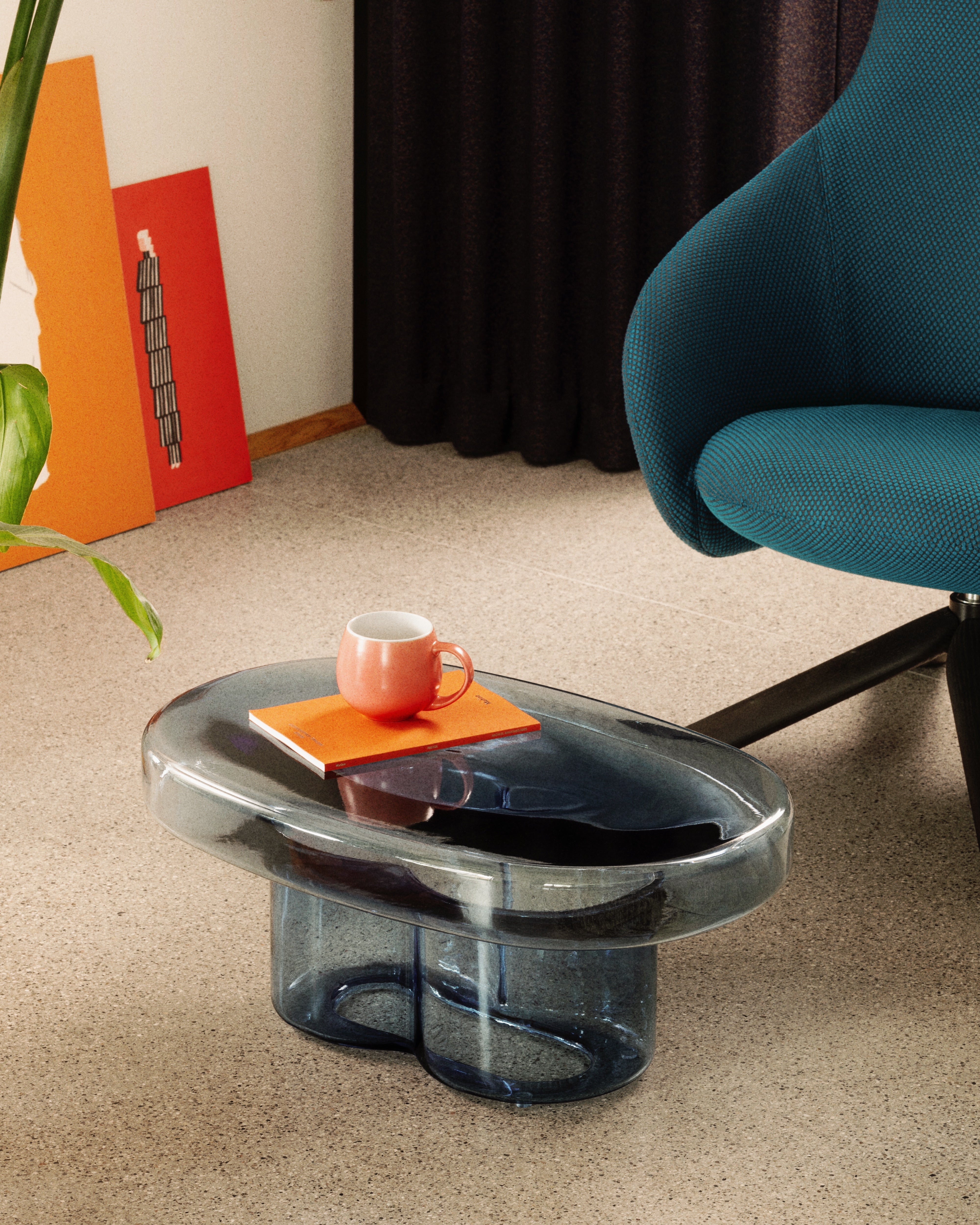 SODA OVAL Coffee Table-N2 interior