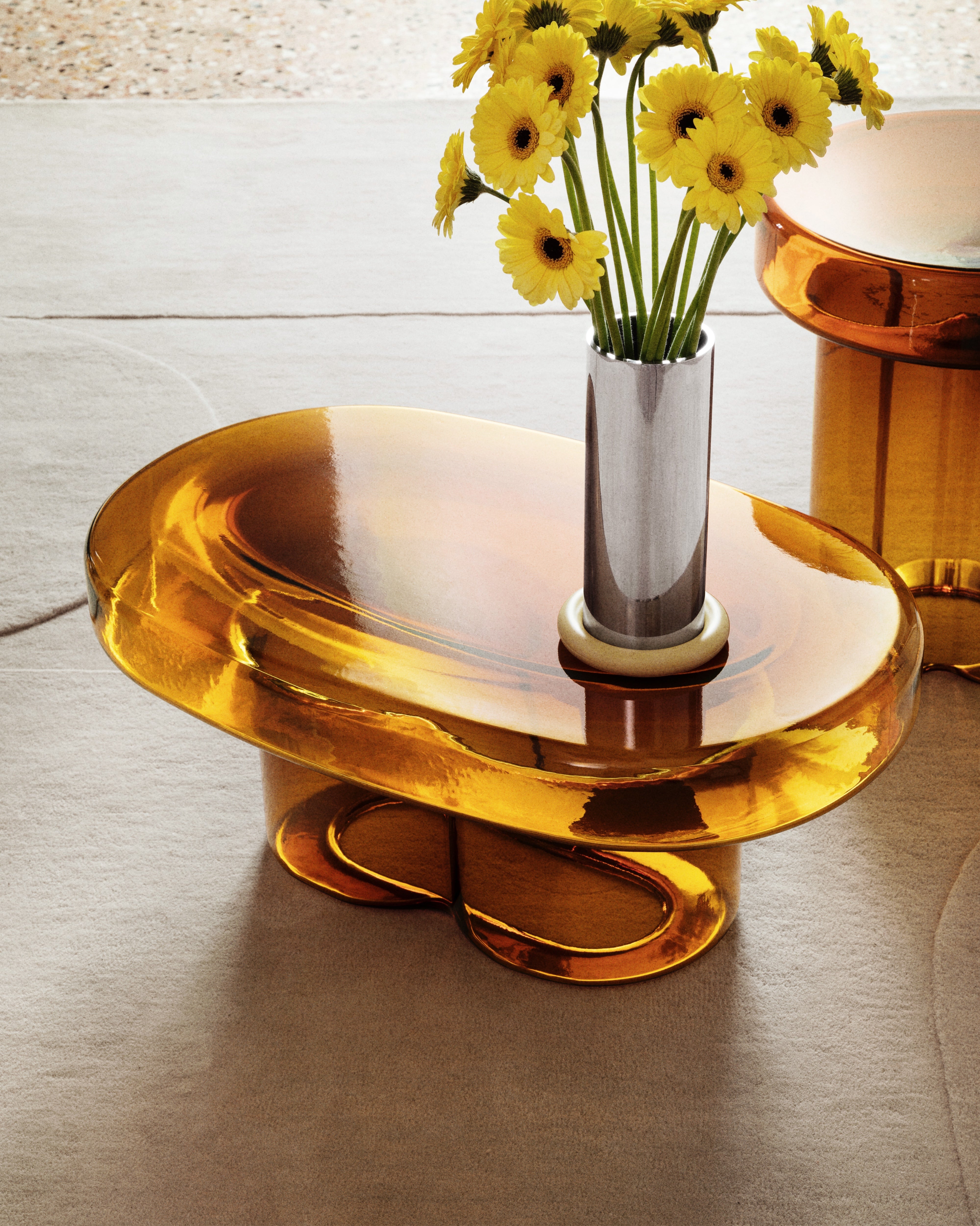 SODA OVAL Coffee Table-N2 interior