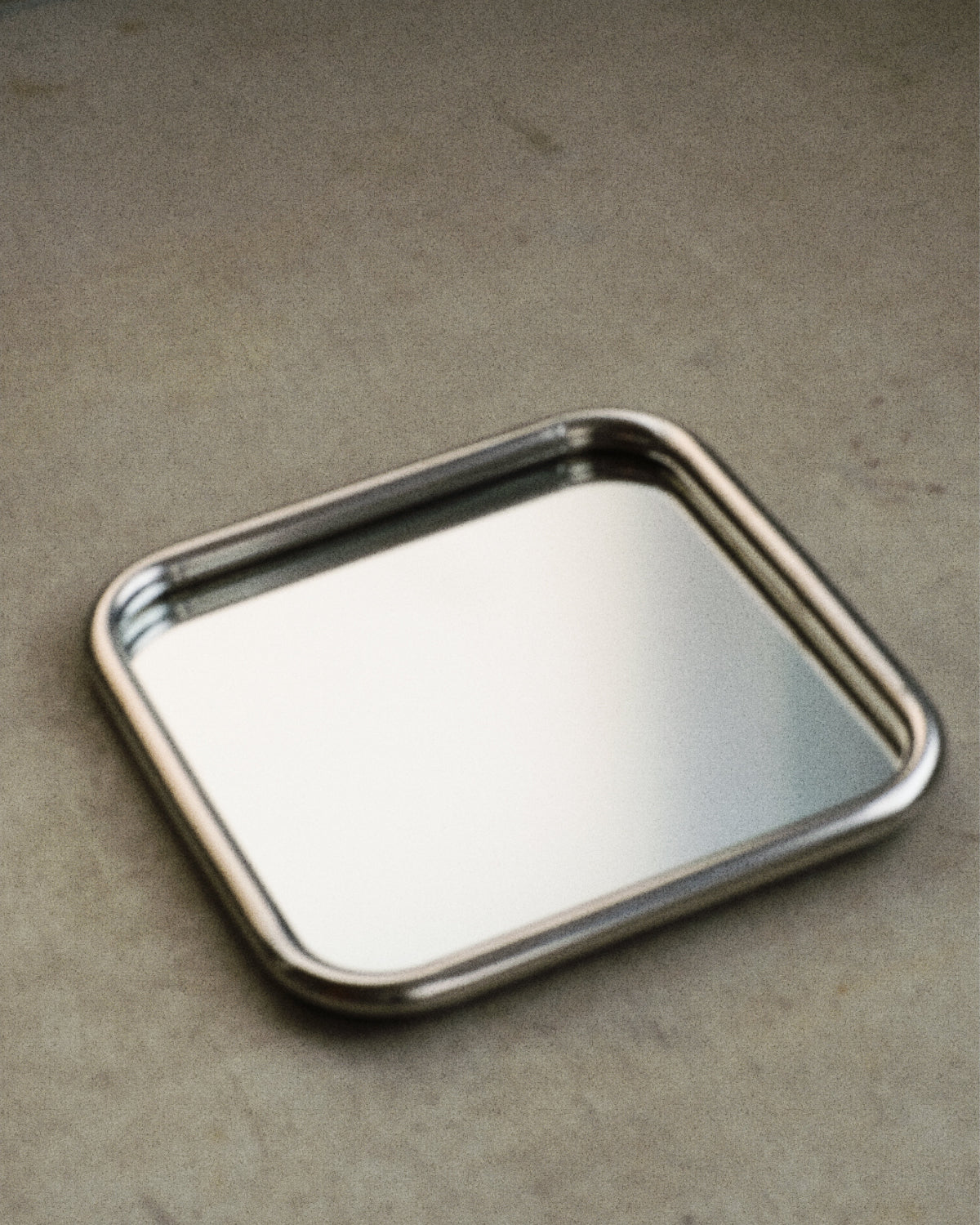 Silver Square Mirror