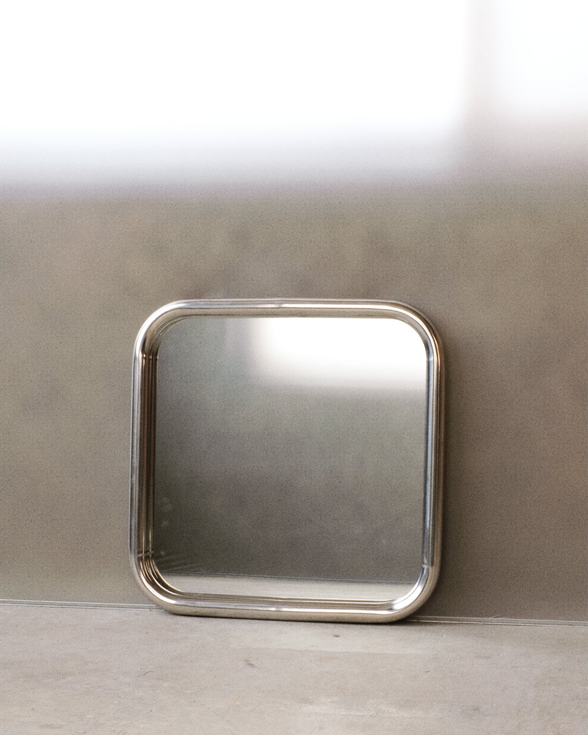 Silver Square Mirror