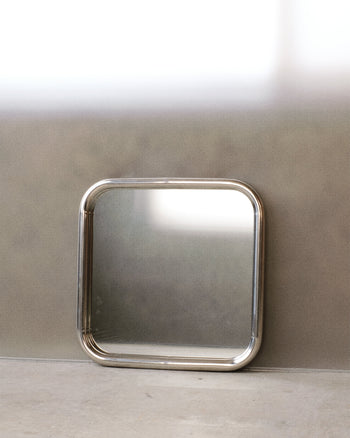 Silver Square Mirror