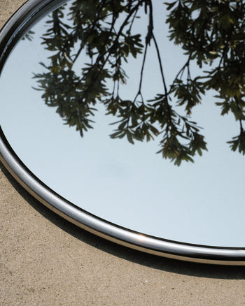 Silver Circle Mirror