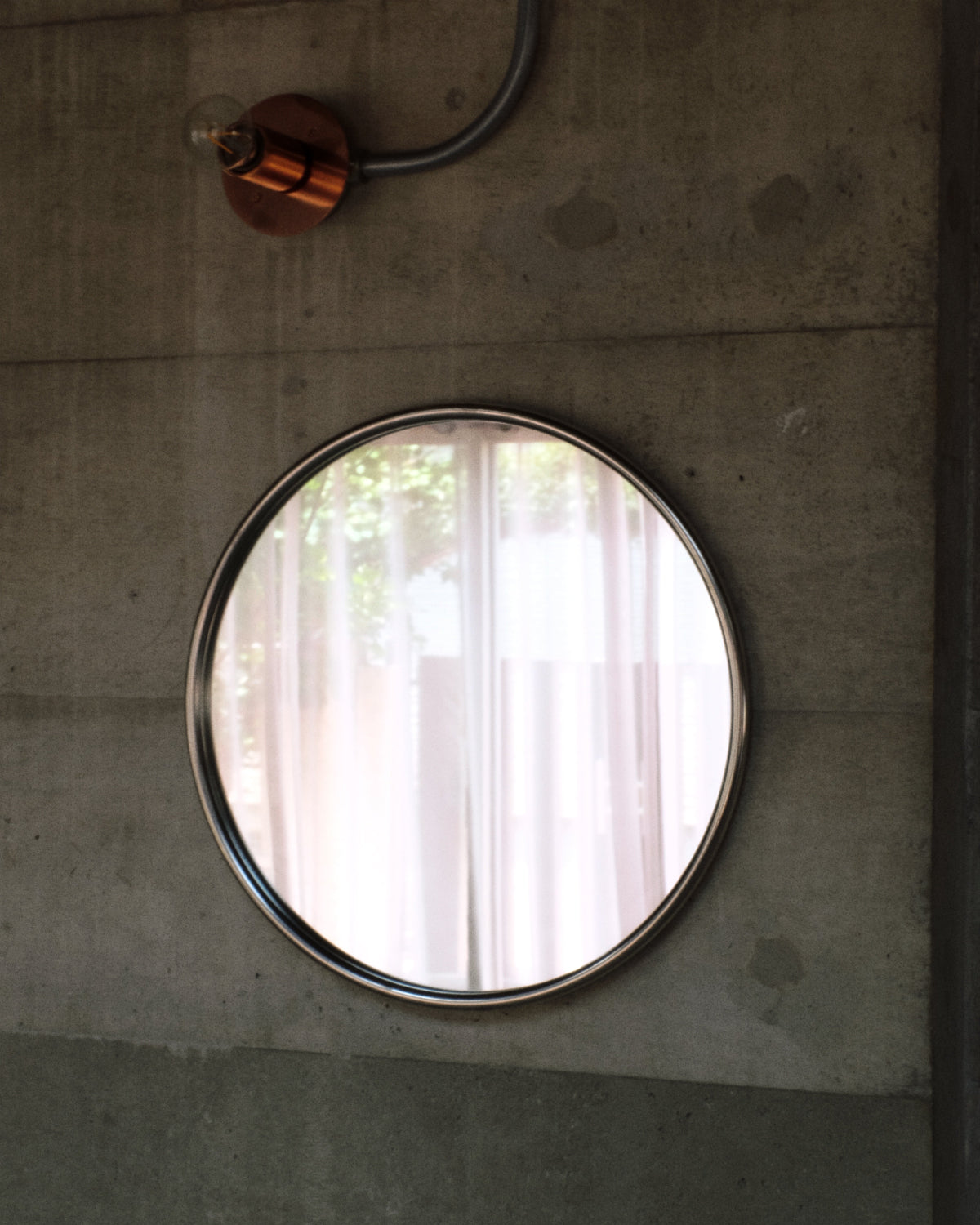 Silver Circle Mirror