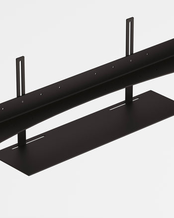 JALG TV STAND／SHELVING PLATE - BLACK METAL
