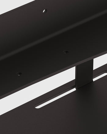 JALG TV STAND／SHELVING PLATE - BLACK METAL