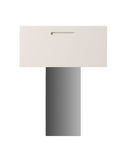 square mirror side table