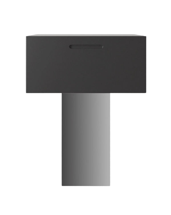 square mirror side table