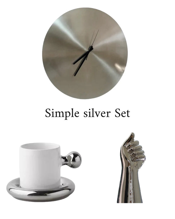 Simple silver Set