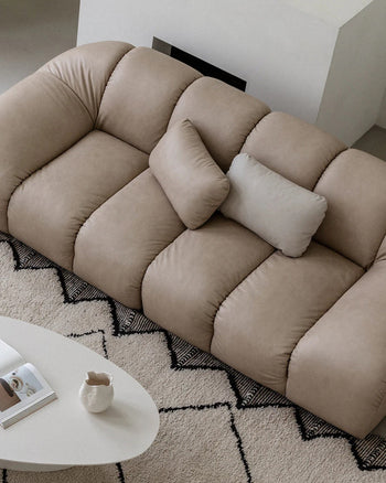 Pebble Cushion - Leather