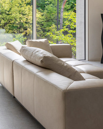 Tartan Sofa - Leather