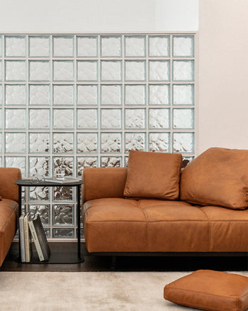 Tartan Sofa - Leather